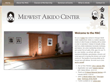 Tablet Screenshot of midwestaikidocenter.org